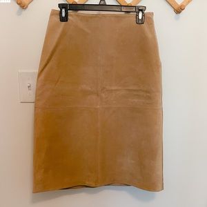 Wilson’s Leather Maxima Tan Pencil Skirt Size 4